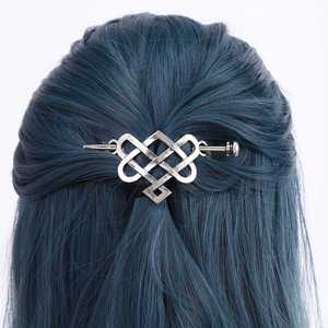 Horquilla para el Cabello con Nudo Celta Vikingo Retro, Accesorios para el Cabello de Estilo Simple, Horquilla de Estilo Noruego, Accesorios para el Cabello - Product Image 3