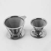 Filtre à café et à thé portable en acier inoxydable de qualité alimentaire, écologique, réutilisable, capacité 1000 ml, best-seller