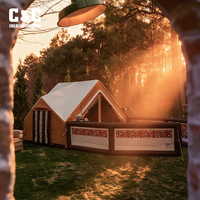 Tente gonflable monocouche en tissu imperméable quatre saisons CC "Monet"air House pour le camping en plein air