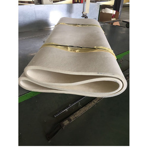 <span class=keywords><strong>Polyester</strong></span> Nomex cảm thấy Terry vải ironer vành đai thoáng khí PU tráng không dệt nhuộm mô hình - Product Image 2