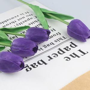 <strong>Tulip</strong> Flower PU Artificial <strong>Tulip</strong> Flower Party Home <strong>Table</strong> Decoration Ornaments - Product Image 2