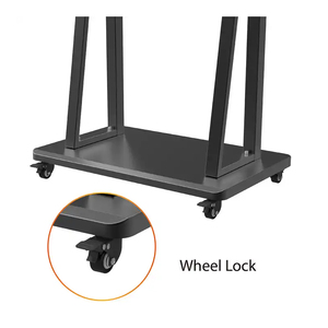 <strong>43</strong> to 65 <strong>Inch</strong> Rolling Mobile <strong>TV</strong> <strong>Bracket</strong> Height Adjustable Floor Stand with Wheels Mobile <strong>TV</strong> Mount Stand - Product Image 6
