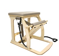 Chaise Wunda en bois d'érable personnalisée pour studio de Pilates commercial, multifonctionnelle, 20 kg, garantie 1 an