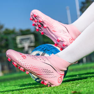 Crampons de football professionnels pour adultes et étudiants Nouvelles chaussures d'entraînement sur le terrain pour hommes et femmes avec de longues pointes - Product Image 3