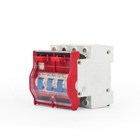 Disjoncteur miniature de sécurité multipolaire transparent avec couvercle de protection pour fabricant OEM