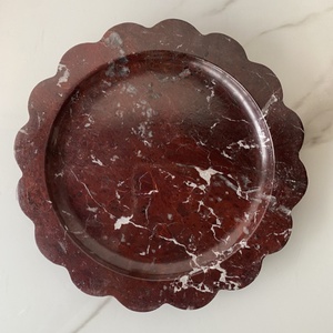 Vintage Natural Marble Tray Handmade Modern Storage Dish for Wedding Counter Vanity Dresser Nightstand Desk <strong>Small</strong> <strong>Ornaments</strong> - Product Image 6