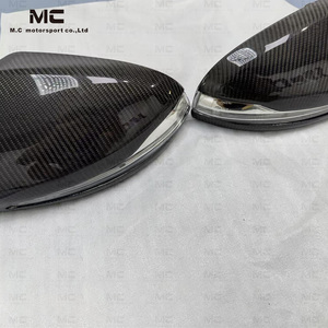 Sợi Carbon <span class=keywords><strong>Side</strong></span> Rear View gương Bìa đối với Mercedes Benz W205 C63 W222 W213 E63 w238 AMG X205 C257 c217 15-20 LHD - Product Image 4