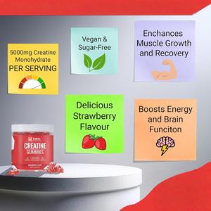 OEM/ODM Marque privée Gummies à la créatine pour adultes Pré-entraînement Bonbons Énergie Nutrition sportive Complément alimentaire Sans sucre - Product Image 5