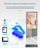 Écran tactile interactif intelligent LCD portable Android Wifi de 32, 43 et 55 pouces, lecteur publicitaire, miroir magique, signalisation numérique