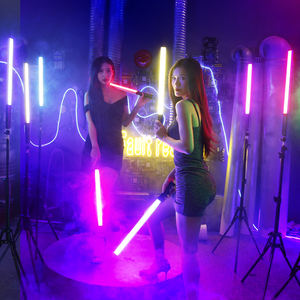 RK76 aluminium de poche RGB <span class=keywords><strong>TiK</strong></span> <span class=keywords><strong>tok</strong></span> LED <span class=keywords><strong>Tube</strong></span> lumière support lampe panneau télécommande Fluorescent coloré RGB lumière bâton barre - Product Image 2