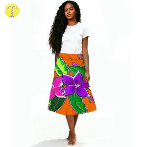 El Último Vestido Largo de Frangipani a la Moda, Vestido de Mujer de Alta Calidad de Wallis y <span class=keywords><strong>Futuna</strong></span>, Vestido Isleño de Estilo Hawaiano - Product Image 4