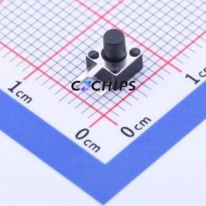 GT-TC073B-H055-L1 Tactile Switch Through hole Component (THT) Switch Single Pole Single Throw Round Button 2.5N Through Hole - Product Image 1