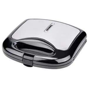 Nuevo diseño de la Cocina eléctrica no-stick 2 rebanada cambiante de tortilla de Desayuno de Panqueques crepe sandwich maker