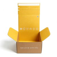 Boîtes d'emballage en papier adaptées à l'expédition de vêtements, boîtes d'expédition avec logo personnalisé pour l'emballage de vêtements, boîte d'abonnement pour vêtements