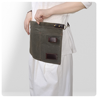 Tablier simple et élégant en toile cirée, résistant aux taches, pour restaurants, hôtels, cuisines, usage domestique et professionnel (entretien ménager)