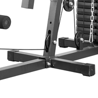 Station de musculation multifonctionnelle pour la maison, machine d'entraînement complet du corps avec pile de poids intégrée, équipement de fitness