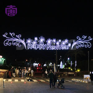 Led Outdoor Waterproof Pendant Festival Lighting Ip65 Rating Street Light Pole With Landscape Modeling Lights For Cross Street - Product Image 5