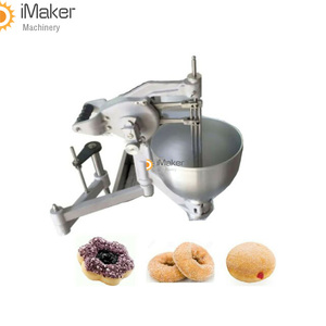 Automatique machine à fabriquer des beignets type de gaz friteuse à beignets <span class=keywords><strong>avec</strong></span> trois moules - Product Image 4