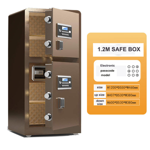 Large 1.2m Home Safe with Key and Electronic Digital <b>Lock</b> Black/coffee Electronic Key Safe <b>Box</b> - Product Image 6