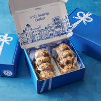Boîte en carton ondulé alimentaire de haute qualité Logo personnalisé paquet de boîte de biscuits de gâteau de boulangerie
