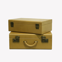 Boîte de rangement personnalisée, grande capacité, valise de luxe