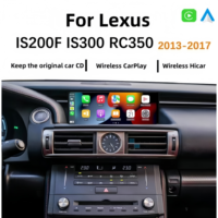 Estéreo para Auto con Pantalla Táctil Android Auto de 10.25 Pulgadas, Sistema Linux, GPS, Navegación, CarPlay Inalámbrico para Lexus IS 200F IS300 RC350 2013-2017