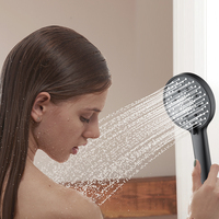 Ensemble de douche pluie chaude et froide Style européen robinet exposé mural colonne de douche de salle de bain