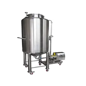 Portable chemical solvent ethanol-propanol collection container stainless steel mobile tank