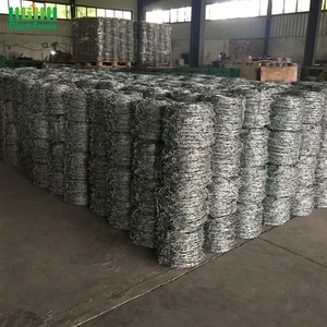 אספקת המפעל כפול מעוות מגולוון חוט 5 מ "מ גדר חוט ברזל תיל טבל חם מגולוון 2.5 מ" מ 2 מ "מ סכין יחיד 20 מ" מ 25kgs - Product Image 2