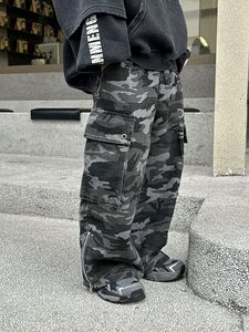Jeans de travail camouflage de haute qualité pour garçons, collection Printemps-Automne, avec design de poches rétro style streetwear, vêtements pour enfants (OEM/ODM) - Product Image 2
