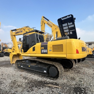 รถขุดไฮดรอลิก KOMATSU PC350 ขนาด 35 ตัน พร้อมบุ้งขุด สำหรับงานก่อสร้าง รถขุดมือสอง - Product Image 1