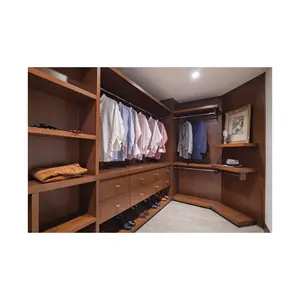 プリマカラフルな収納ベッドルーム家具ワードローブクローゼット布服ホワイトウッド木製スタイル