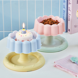 Pet Bowl Elevated Rounded Shape For <b>Cats</b> Large Capacity Feeding Dish - Product Image 3