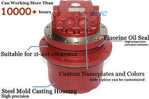 Conjunto de Transmisión Final para Excavadora: Reductor Planetario, Caja de Cambios, Motor Hidráulico de Traslación para Reemplazo - Product Image 2