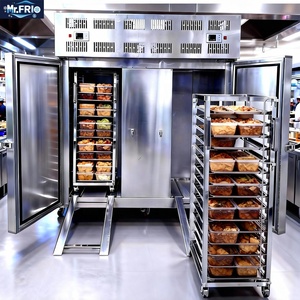 Congélateur à choc 1200L 30 plateaux avec chariots doubles, qualité commerciale, pour viande, aliments et fruits de mer surgelés rapidement, haute efficacité - Product Image 1