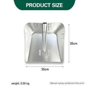 Produit direct d'usine, bonne qualité, outils de plein air, <span class=keywords><strong>pelle</strong></span> à neige carrée en <span class=keywords><strong>aluminium</strong></span> - Product Image 2