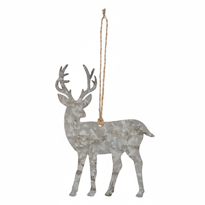 Premium Metal colgante Reno adornos navideños árbol decorativo colgante vacaciones festivo decoración del hogar fiesta regalo coleccionable - Product Image 1
