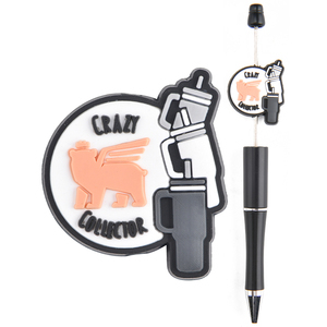 Abalorios Focales de Dibujos Animados Personalizados al Por Mayor 2025, Cuentas Focales de PVC Médico para Fabricación de Bolígrafos y Joyería DIY - Product Image 3