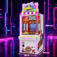 Machine à pousser les pièces de monnaie OEM/ODM personnalisée pour aires de jeux intérieures, avec qualité stable, utilisant des systèmes de poussée de pièces de monnaie et des machines de type arcade en cabinet