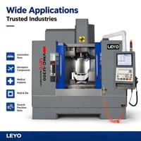Centre d'usinage vertical 5 axes LEYO U300 CNC, haute rigidité, robuste, pour moulage sous pression, BT40 ATC, découpe de métaux, industriel