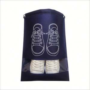Nonwoven Storage Bag Dustproof Shoe <b>Pouch</b> Travel <b>Drawstring</b> Shoe Cover Clear Shoes Organizer - Product Image 4