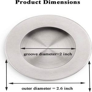 WEKIS Modern Stainless Steel Recessed Hidden Pull Sliding Door <b>Handle</b> Cupboard Kitchen Cabinet Flush <b>Handles</b> for Villa - Product Image 6