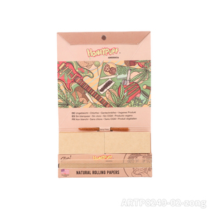 Honeypuff Brand 110mm Natural Unbleached Brown Kingsize Rolling Paper With Filter Tips Smoking Accessories - Product Image 5
