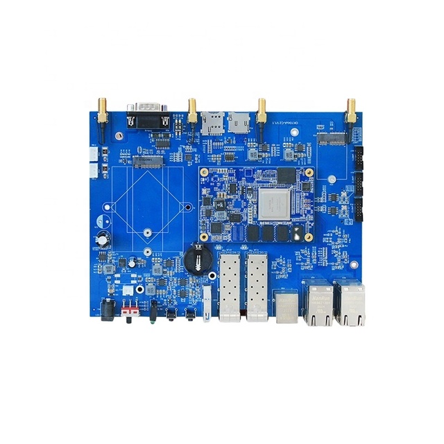 LS1046A Single Board Computer with 5 Gigbit Ethernet LAN 2 SFP+ USB3.0 M.2 mSATA