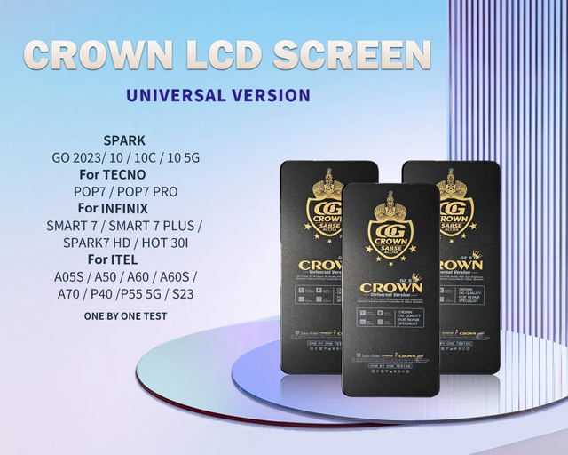 Wholesale Crown Mobile Display Lcd Phone Screen for Tecno Itel Infinix Hot 10S 10T X650 X689 X6823 BG6M Y85 X688 X670 X673 X669