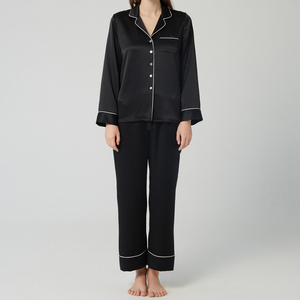 Set pigiama da donna in pigiama <span class=keywords><strong>di</strong></span> seta satinata da <span class=keywords><strong>notte</strong></span> Sexy da <span class=keywords><strong>notte</strong></span> per donna - Product Image 4