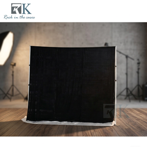 Support de toile de fond de scène avec rideau occultant minimaliste et kit de tubes en aluminium - Product Image 2