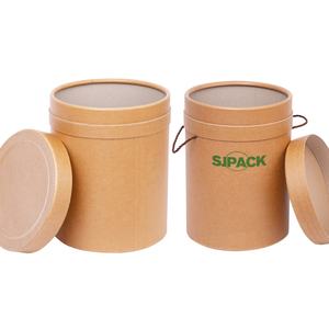 Cajas de Cartón Kraft Marrón Redondas Recicladas para Embalaje Ecológico - Product Image 1