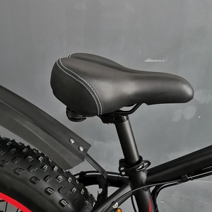 Bicicleta Eléctrica de 1000W 48V 13Ah con Cuadro de Aleación de Aluminio y Litio, Estilo Cafe <span class=keywords><strong>Racer</strong></span>, Utilitaria, de Carga, Motorizada, para Playa, con Neumáticos Anchos, 40kph - Product Image 3