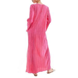 Abito casual personalizzato da donna Maxi abito a manica lunga <span class=keywords><strong>con</strong></span> spacco laterale <span class=keywords><strong>vestiti</strong></span> <span class=keywords><strong>estivi</strong></span> per le donne - Product Image 5